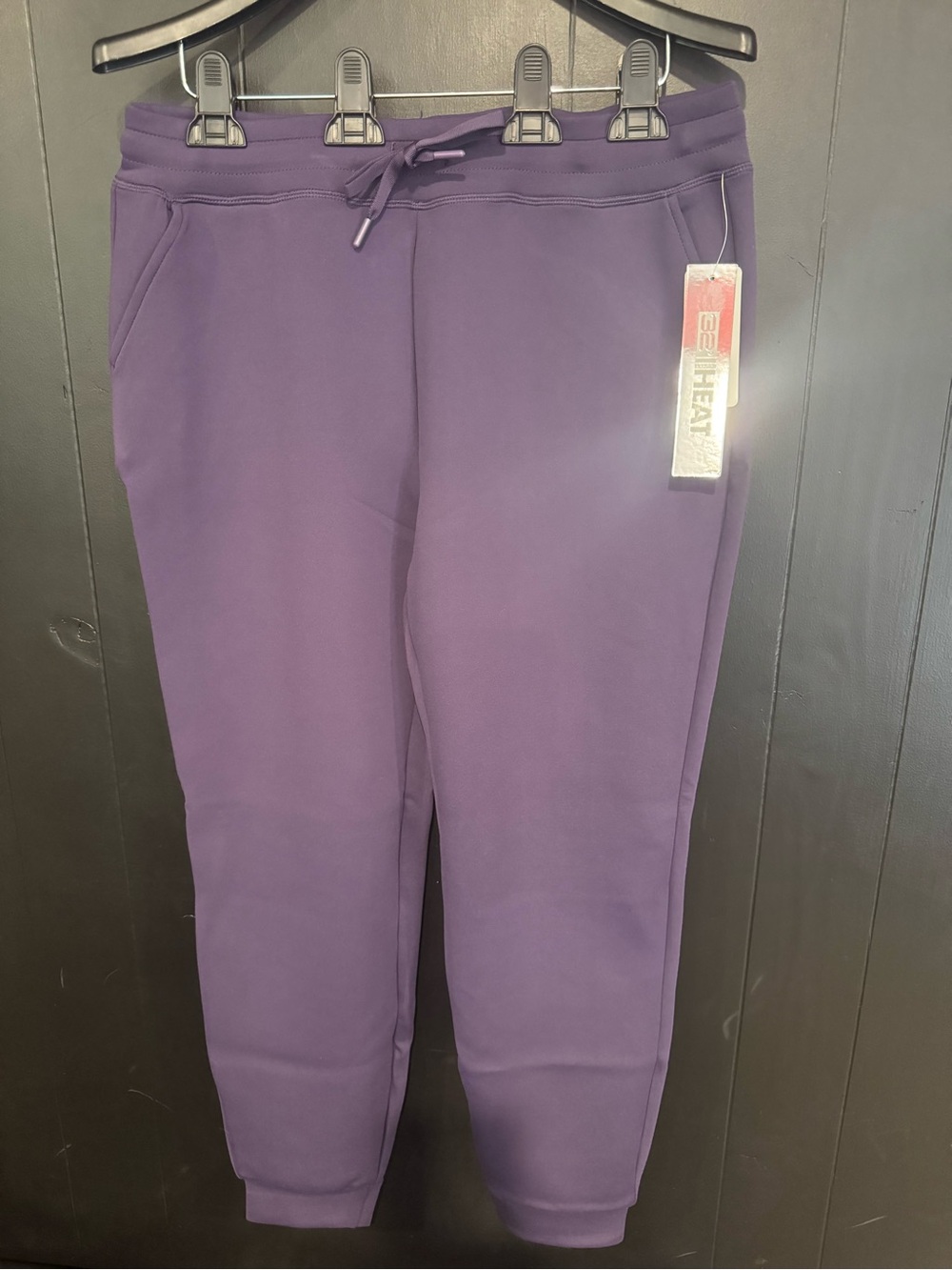 32 Degrees Purple Jogger Track Pants